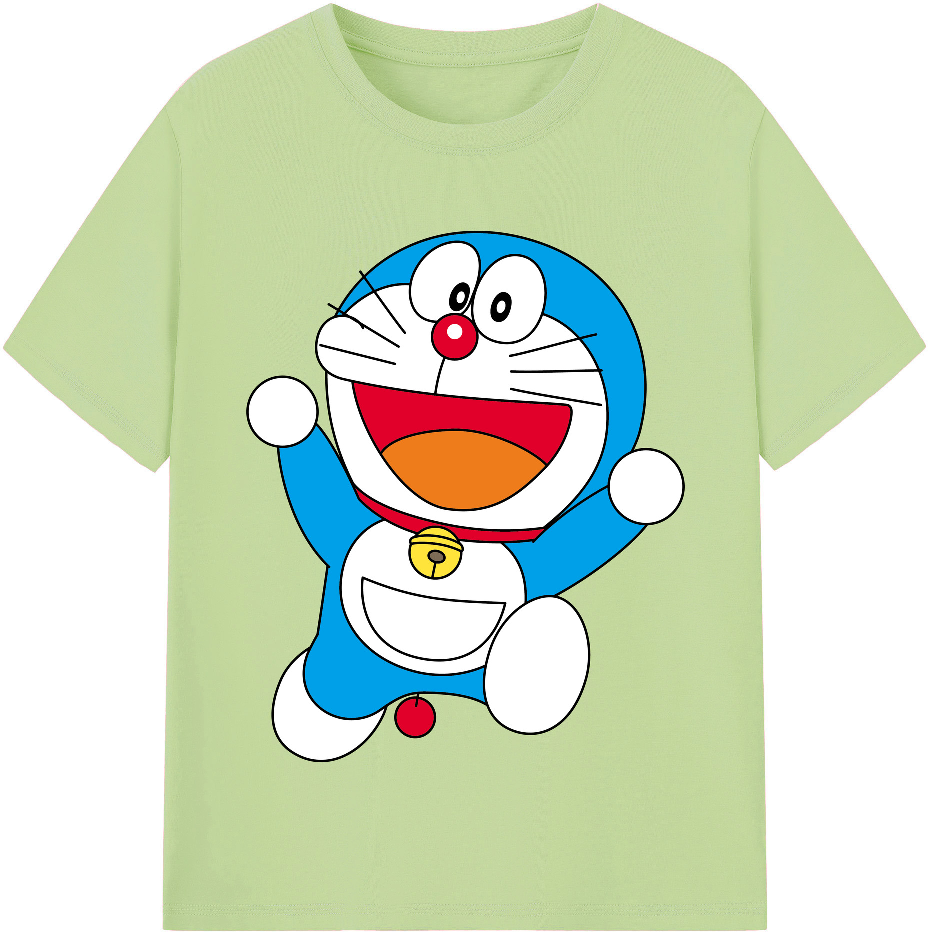（画像用） ドラえもん Doraemon 綿100％半袖Tシャツ（フロントプリント）